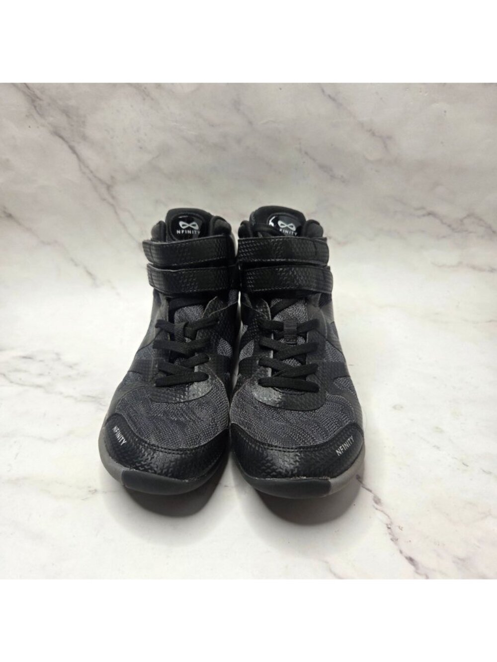 Nfinity Midnight Beast Mid-Top Cheer Shoes Black Women's 8.5 - Picture 2 of 10